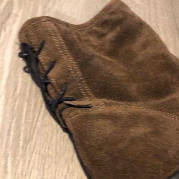 Brown Suade Boots - Picture 6 of 8